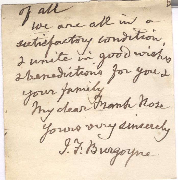 (Sir John Fox, 1782-1871, Engineer, Field Marshal) — Sophie Dupré Autographs