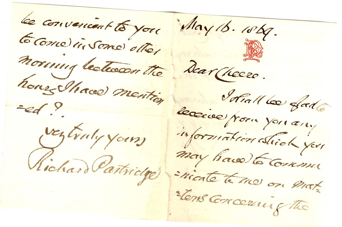 (Richard, 1805-1873, Surgeon, President of the Royal College of Surgeons and the Royal Medical and Chirurgical Society) — Sophie Dupré Autographs
