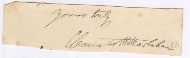 (Sir Clements, 1830-1916, Geographer and President of the Royal Geographical Society) — Sophie Dupré Autographs