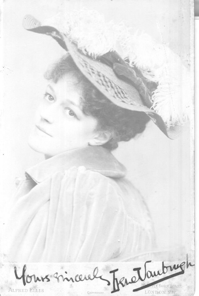 (Dame Irene, 1872-1949, Actress, Married in 1901 Dion Boucicault the younger, acted with Sir Beerbohm Tree) — Sophie Dupré Autographs