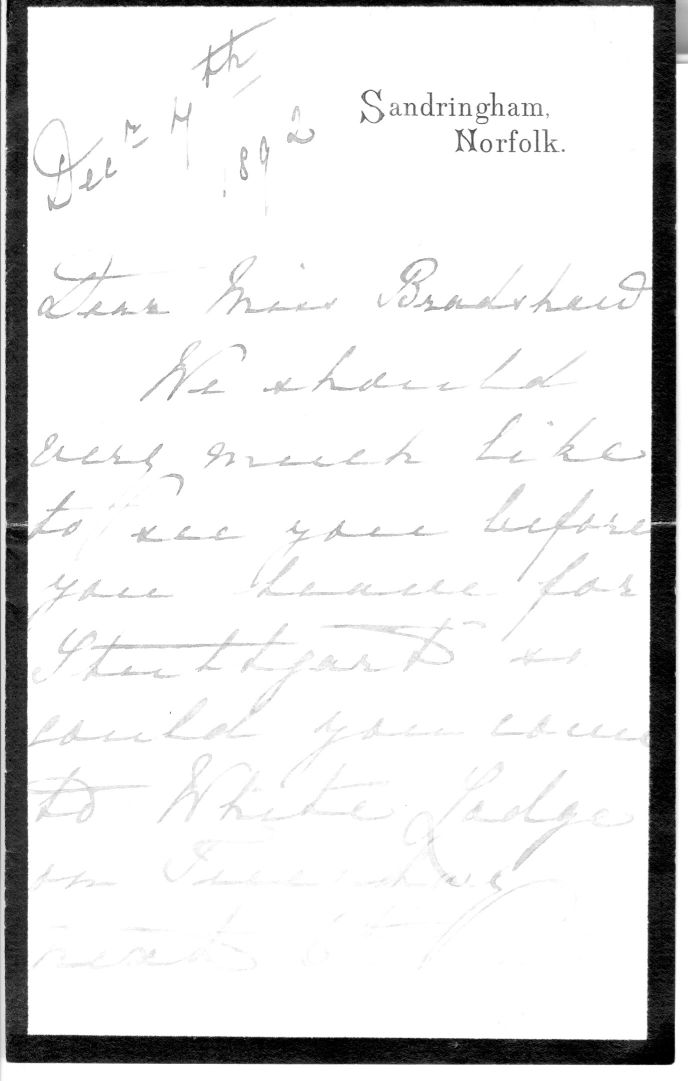 (of Teck, 1867-1953, Queen of George V) — Sophie Dupré Autographs