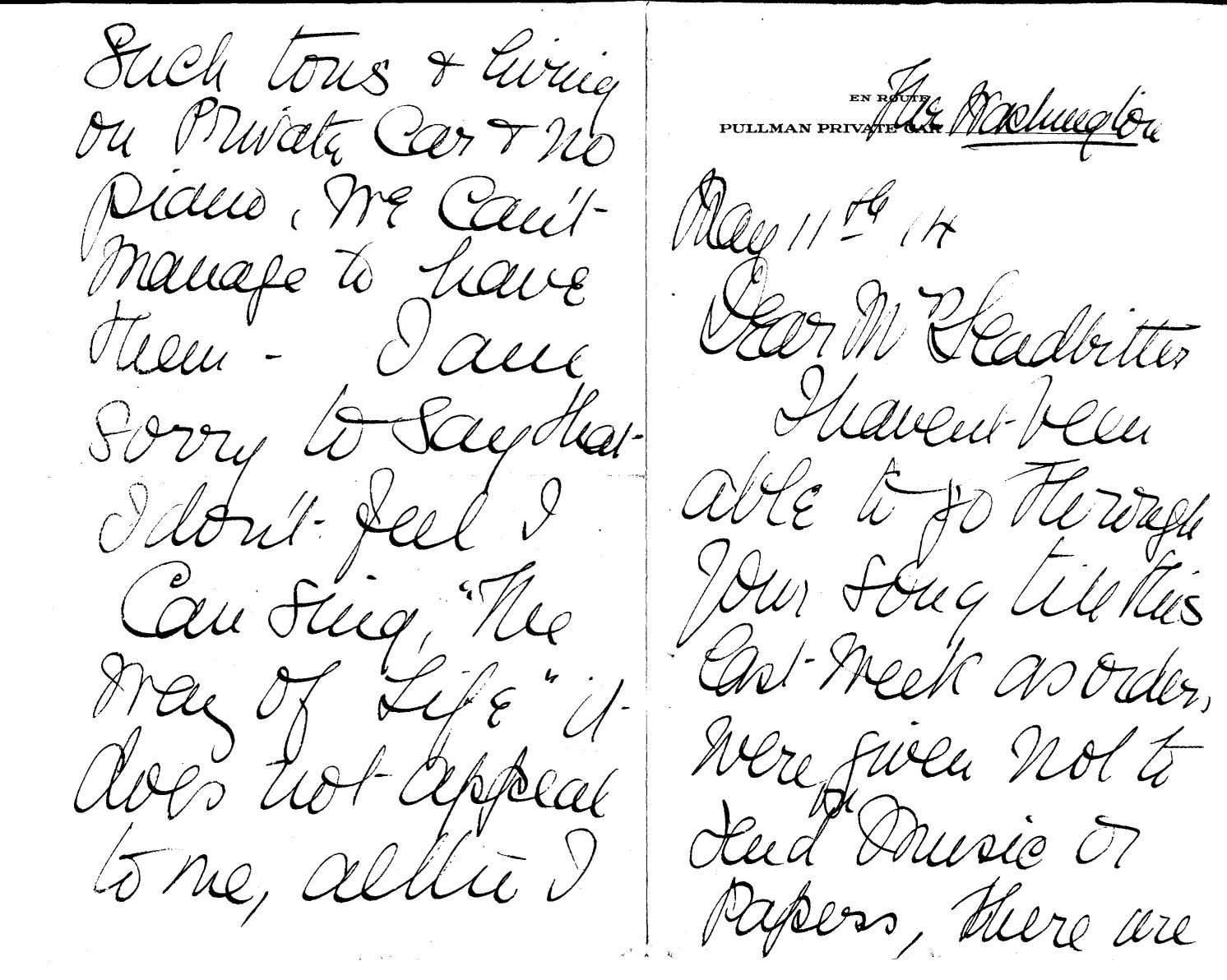 (Clara, 1873-1936, Operatic contralto) — Sophie Dupré Autographs