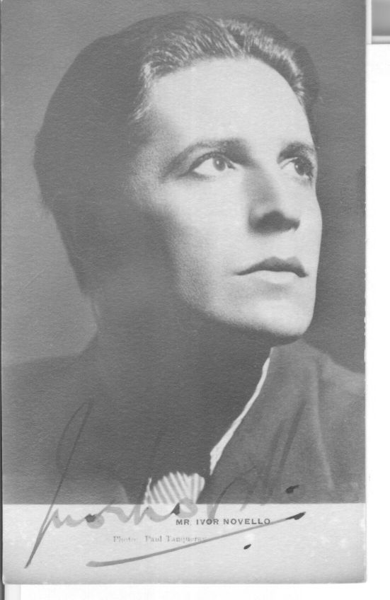 (Ivor, 1893-1951, Welsh Actor) — Sophie Dupré Autographs