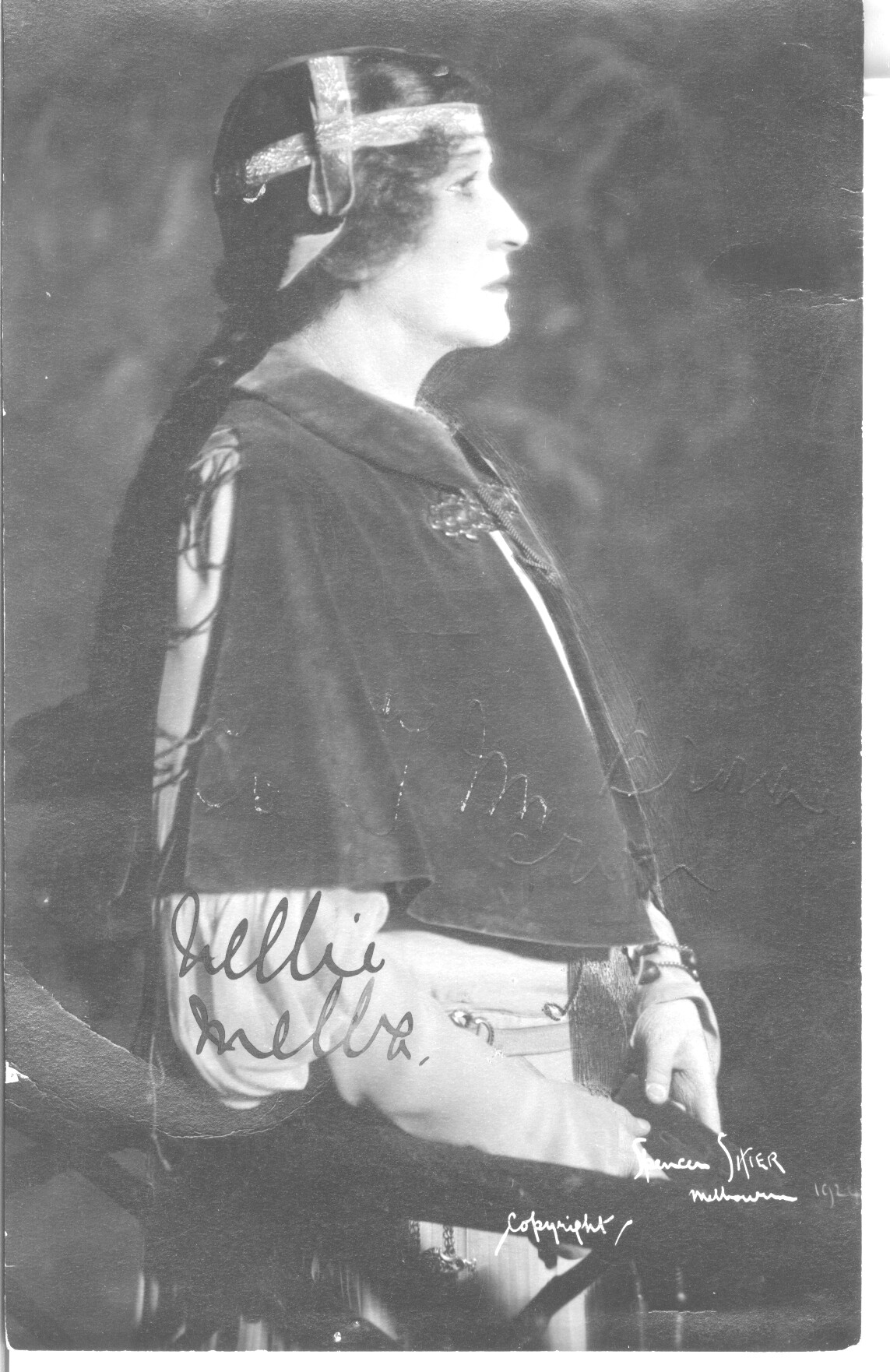(Dame Nellie, 1861-1931, Australian Soprano) — Sophie Dupré Autographs