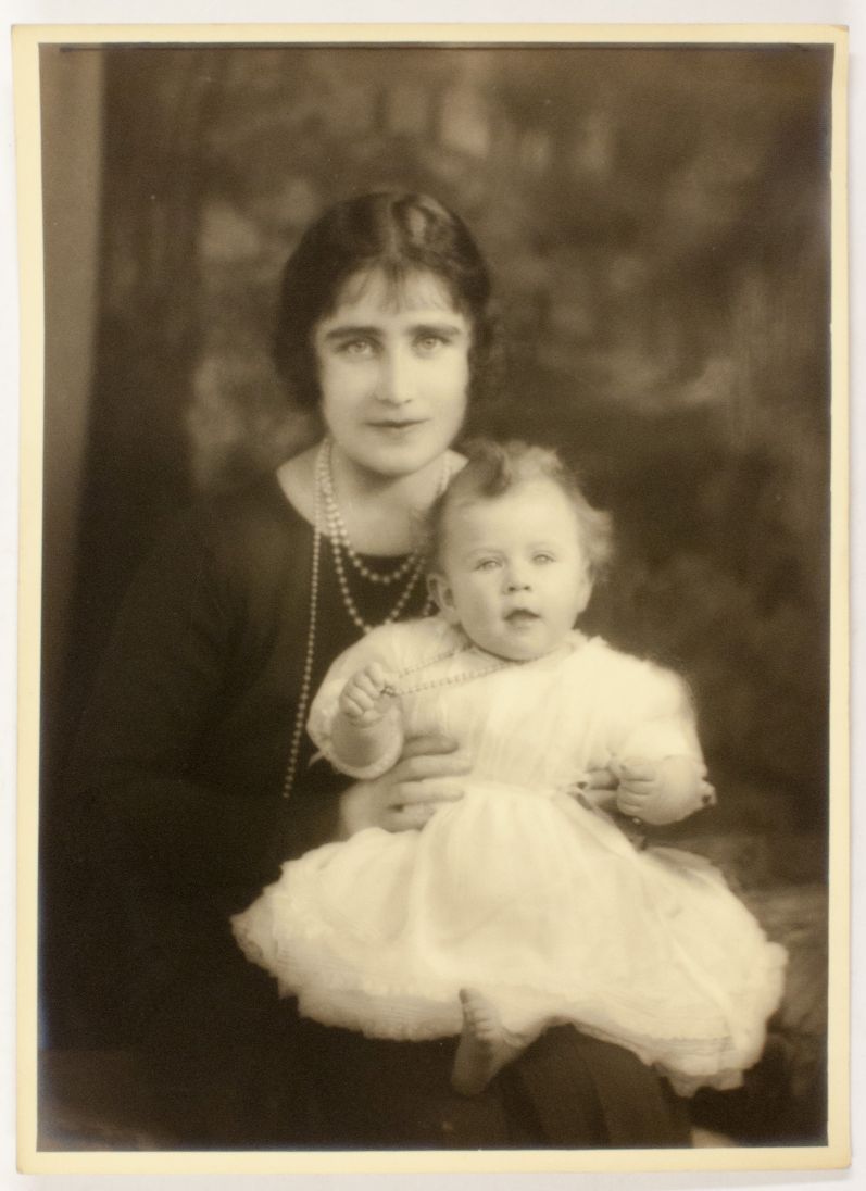 (1900-2002, Queen of George VI), and her daughter ELIZABETH II (1926-2022, Longest Serving Monarch of Great Britain)] — Sophie Dupré Autographs