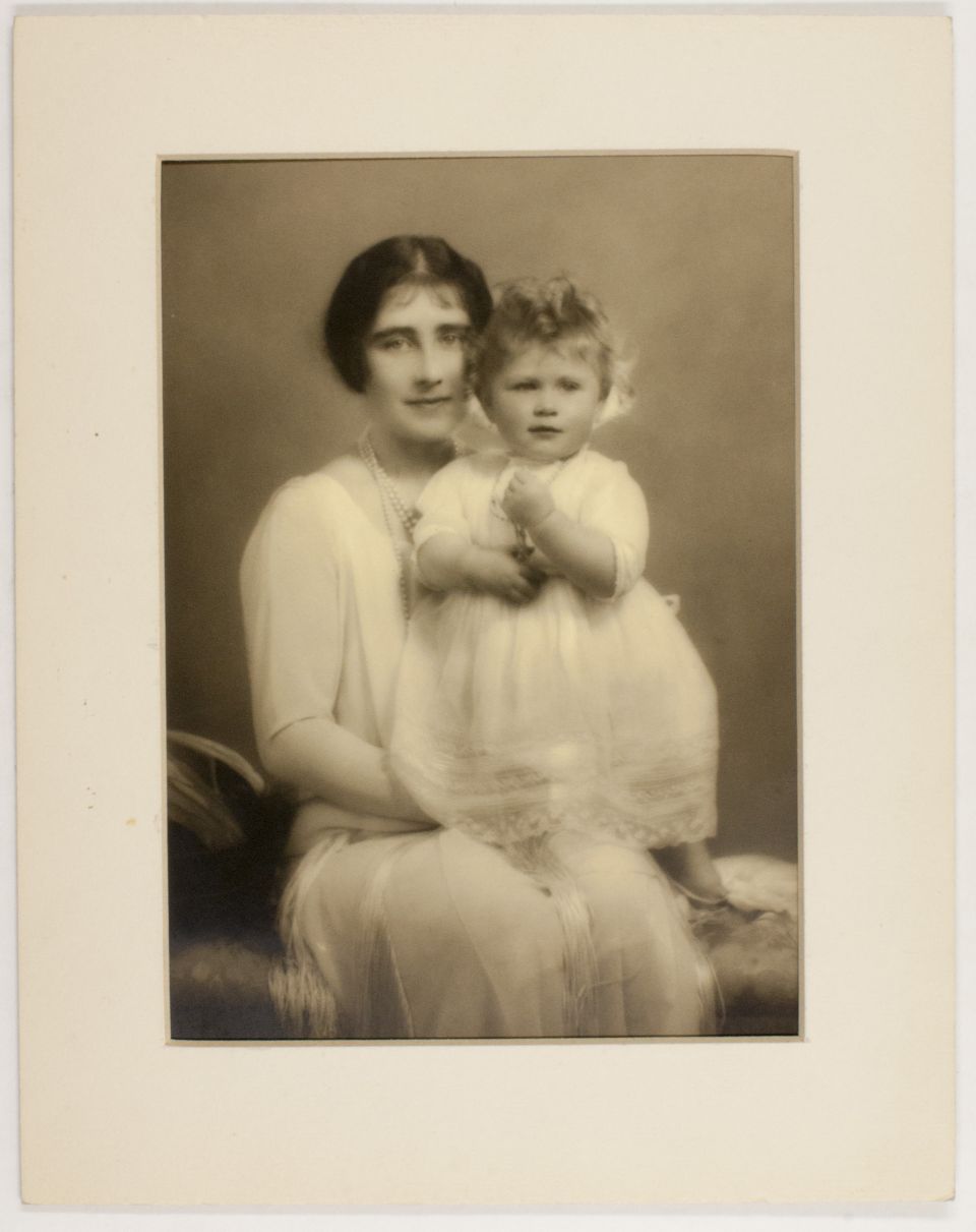 (1900-2002, Queen of George VI), and her daughter ELIZABETH II (1926-2022, Longest Serving Monarch of Great Britain)] — Sophie Dupré Autographs