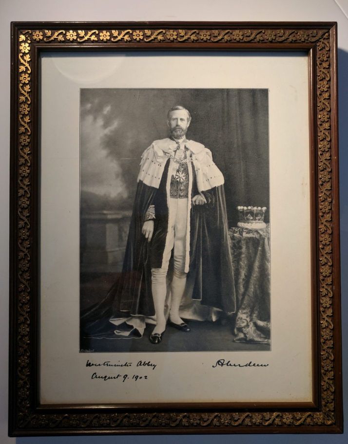 (John Campbell Hamilton-Gordon, 1847-1934, Governor General of Canada, 1893-1898, from 1870 7th Earl, from 1916 1st Marquess) and his wife Ishbel Maria, Marchioness of Aberdeen and Temair (1857-1939, Scottish Author, Philanthropist and advocate of Woman's Rights)] — Sophie Dupré Autographs