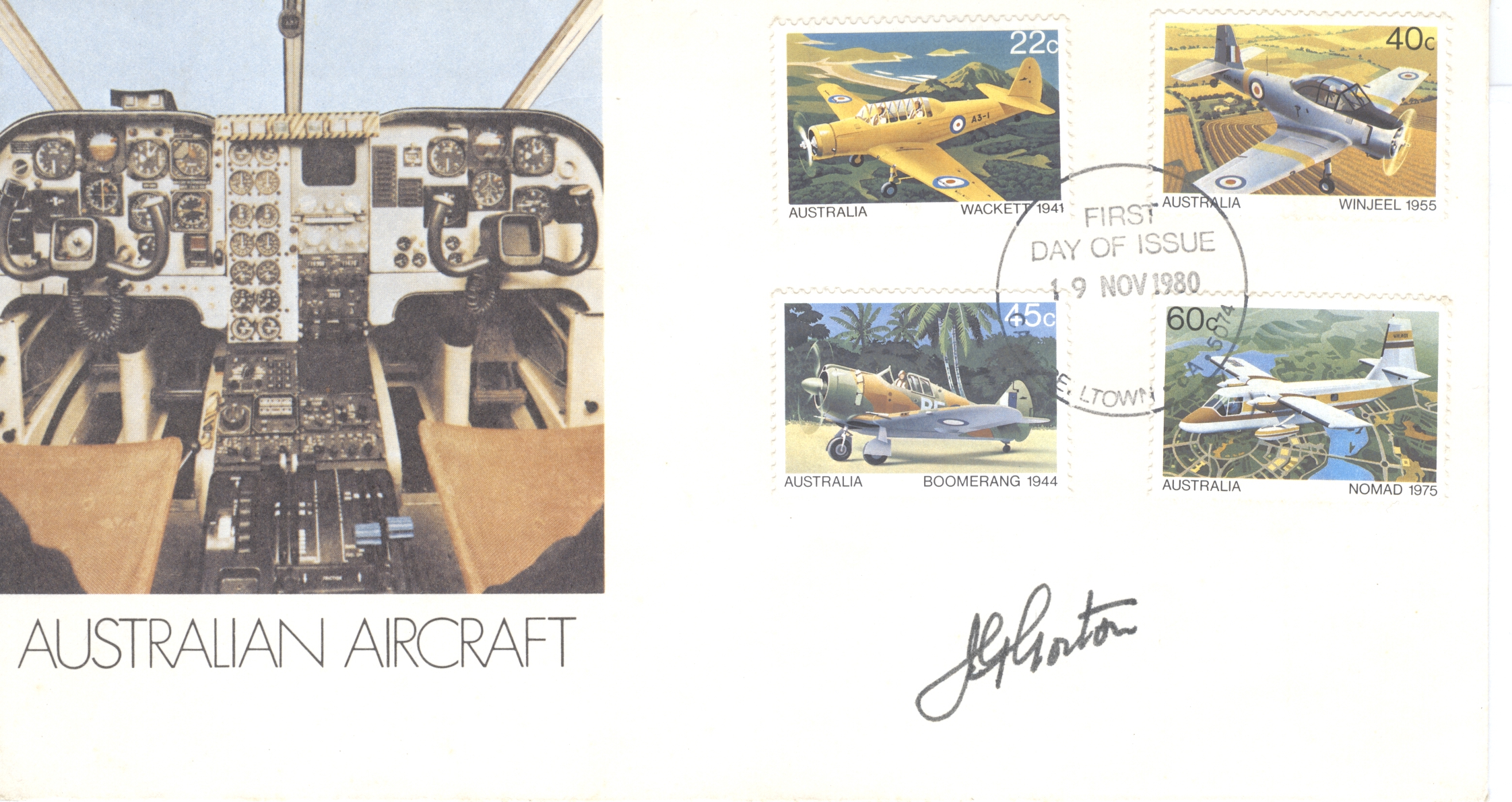 (Sir John Grey, 1911-2002, 19th Prime Minister of Australia following the drowning of Harold Holt) — Sophie Dupré Autographs