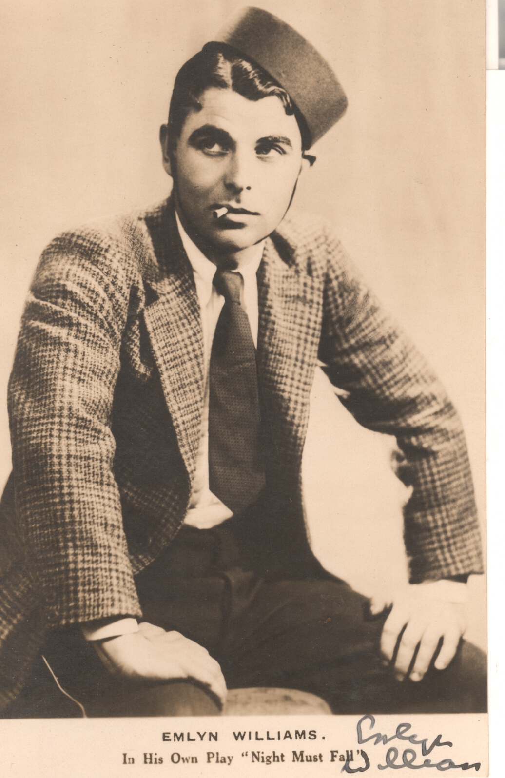 (Emlyn, 1905-1987, Actor and Playwright) — Sophie Dupré Autographs