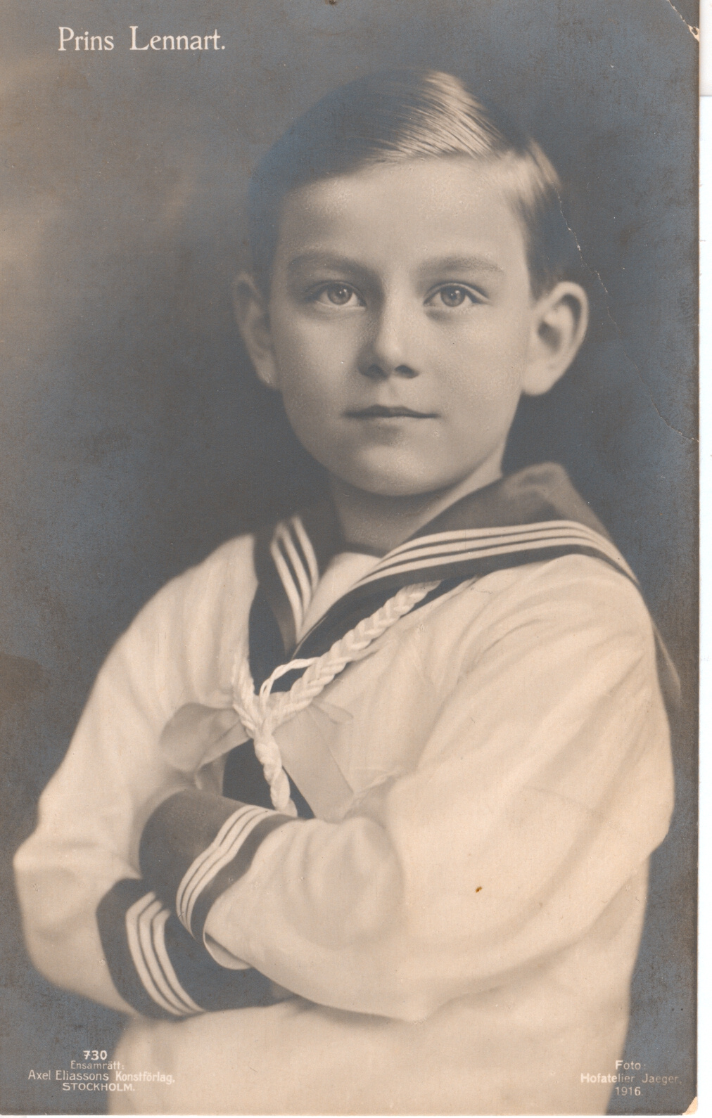 (Prince of Sweden, 1909-2004, Landscaper, Filmmaker and Photographer, grandson of King Gustaf V) — Sophie Dupré Autographs