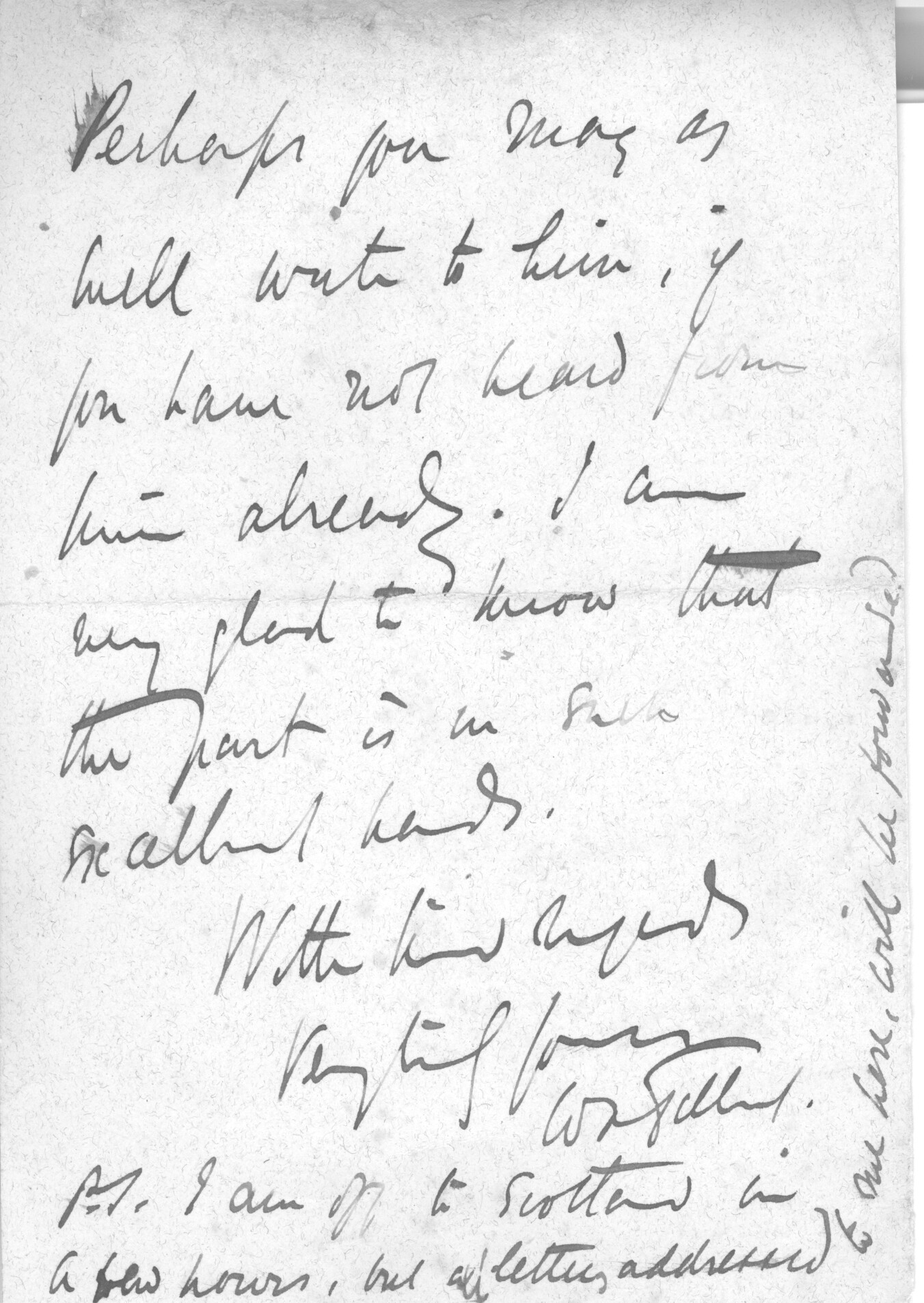 (Sir William Schwenk, 1836-1911, Librettist of Gilbert & Sullivan) — Sophie Dupré Autographs
