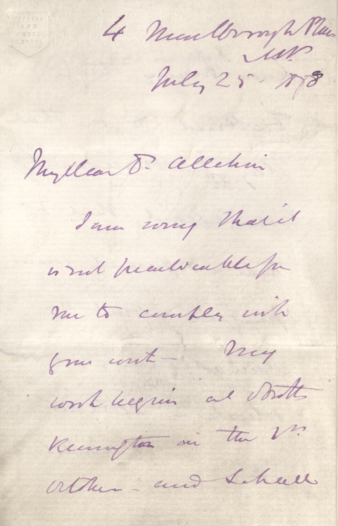 (Thomas Henry, 1825-1895, Biologist) — Sophie Dupré Autographs