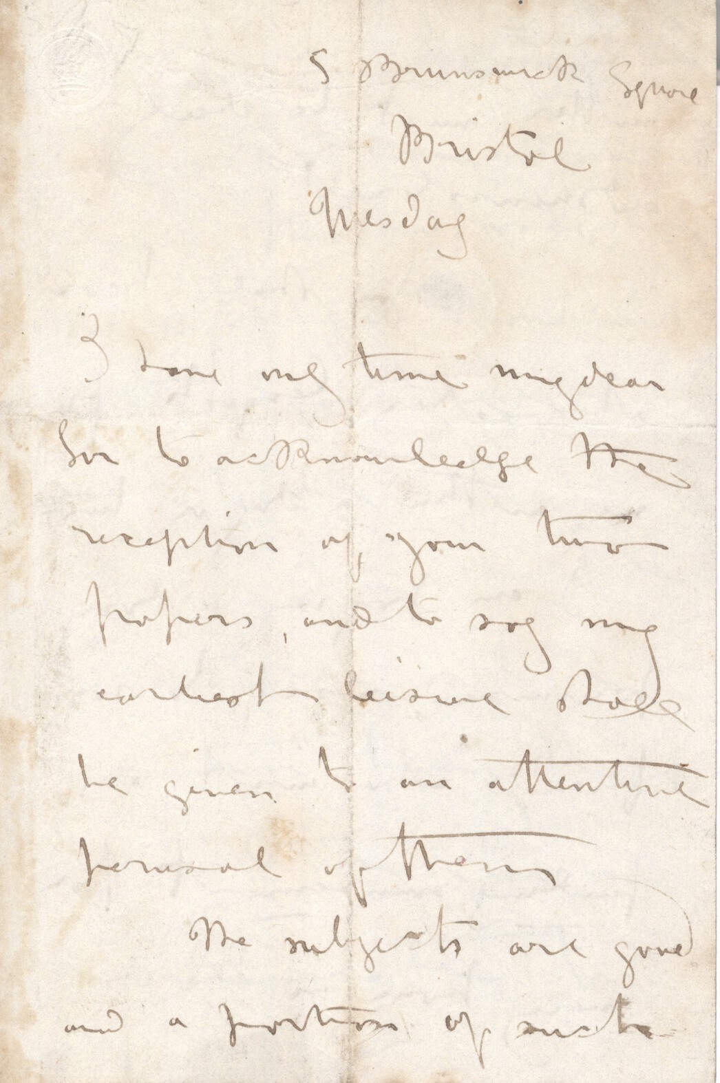 (Eliza, 1818-1889, Poet) — Sophie Dupré Autographs