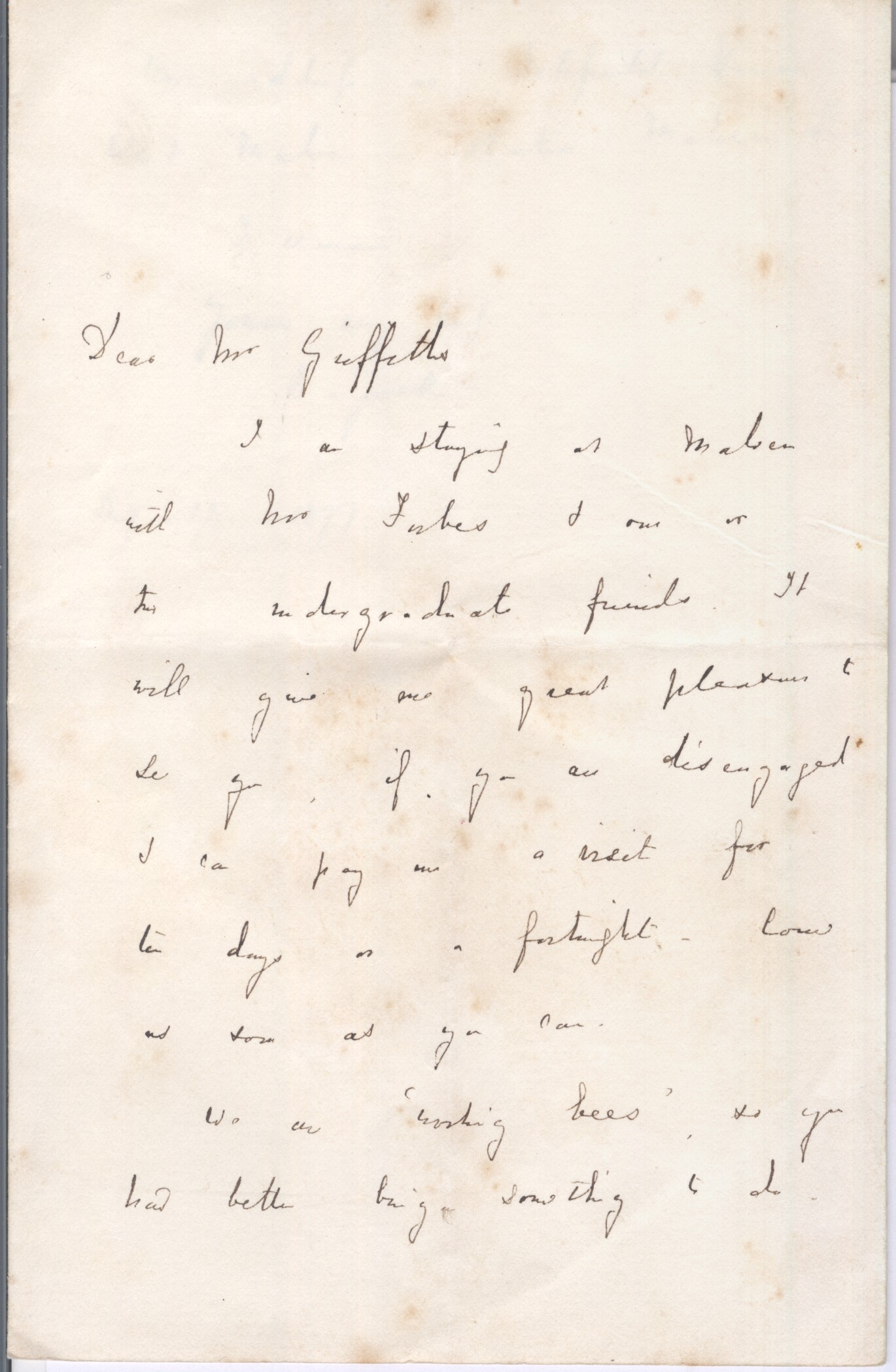 (Benjamin, 1817-1893, from 1855 Regius Professor of Greek, from 1870 Master of Balliol College, Oxford) — Sophie Dupré Autographs