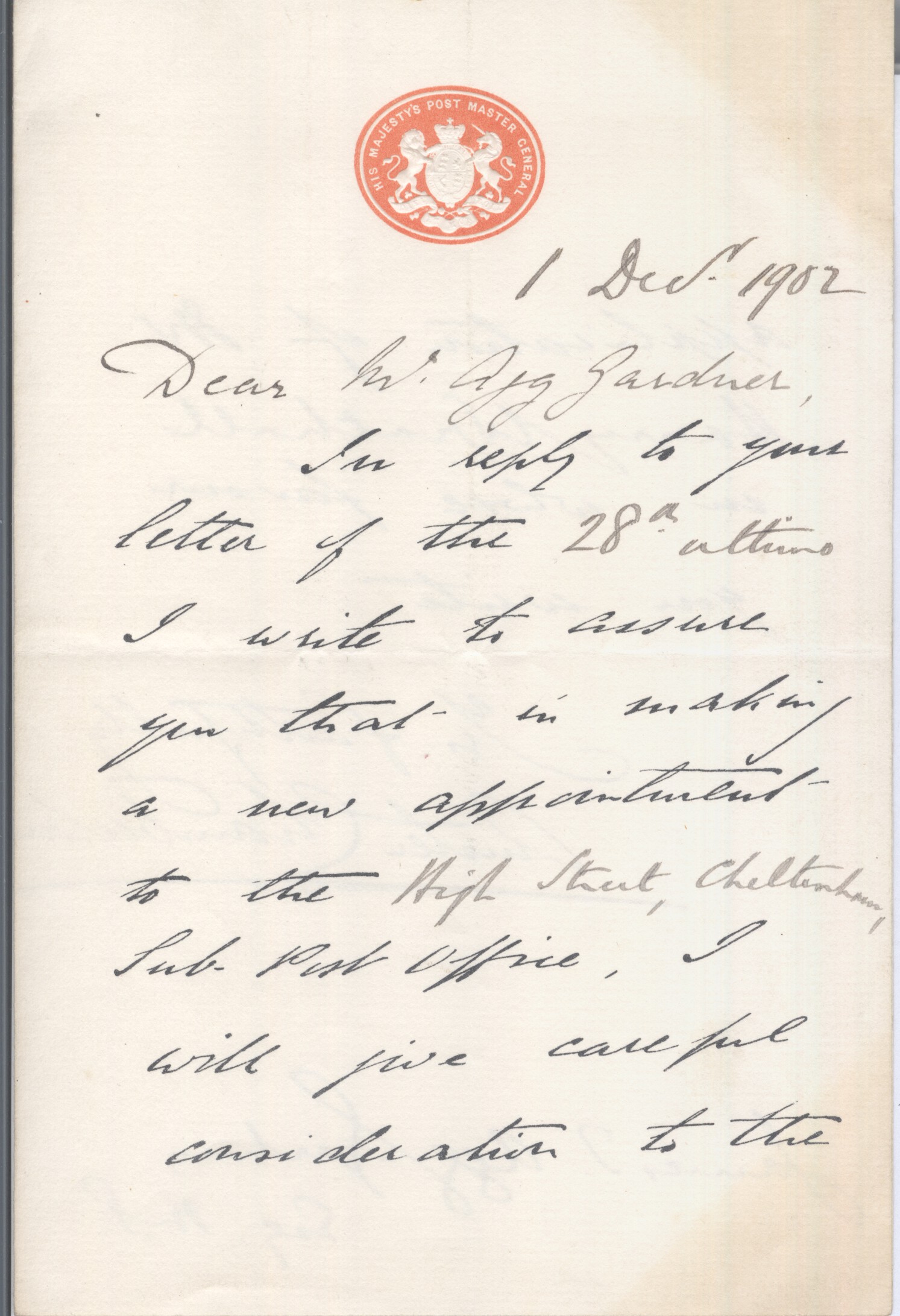 (Sir Austen, 1863-1937, Foreign Secretary 1924-1929 and Winner of  the Nobel Peace Prize) — Sophie Dupré Autographs