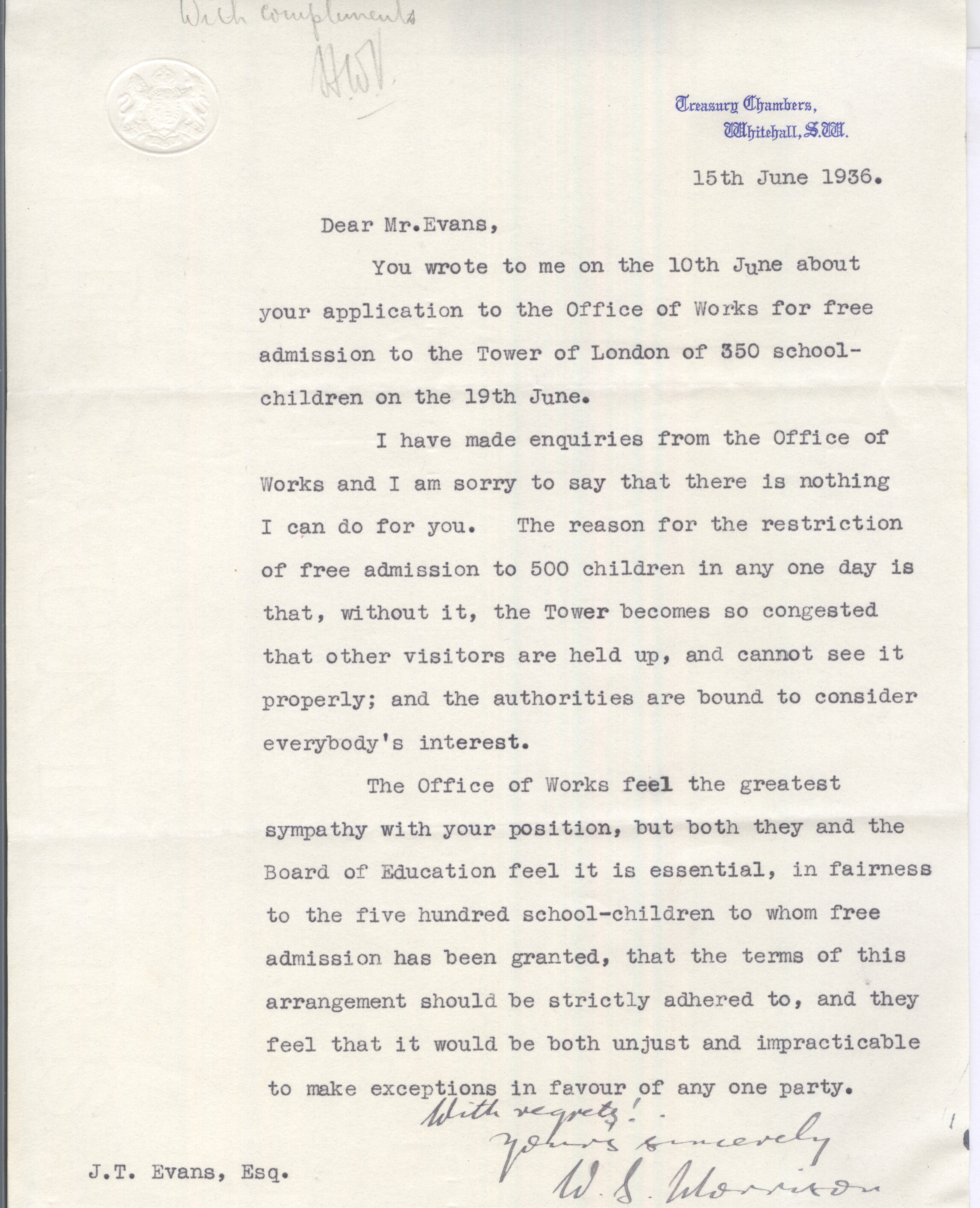 (William Shepherd, 1893-1961, Politician, 14th Governor-General of Australia) — Sophie Dupré Autographs