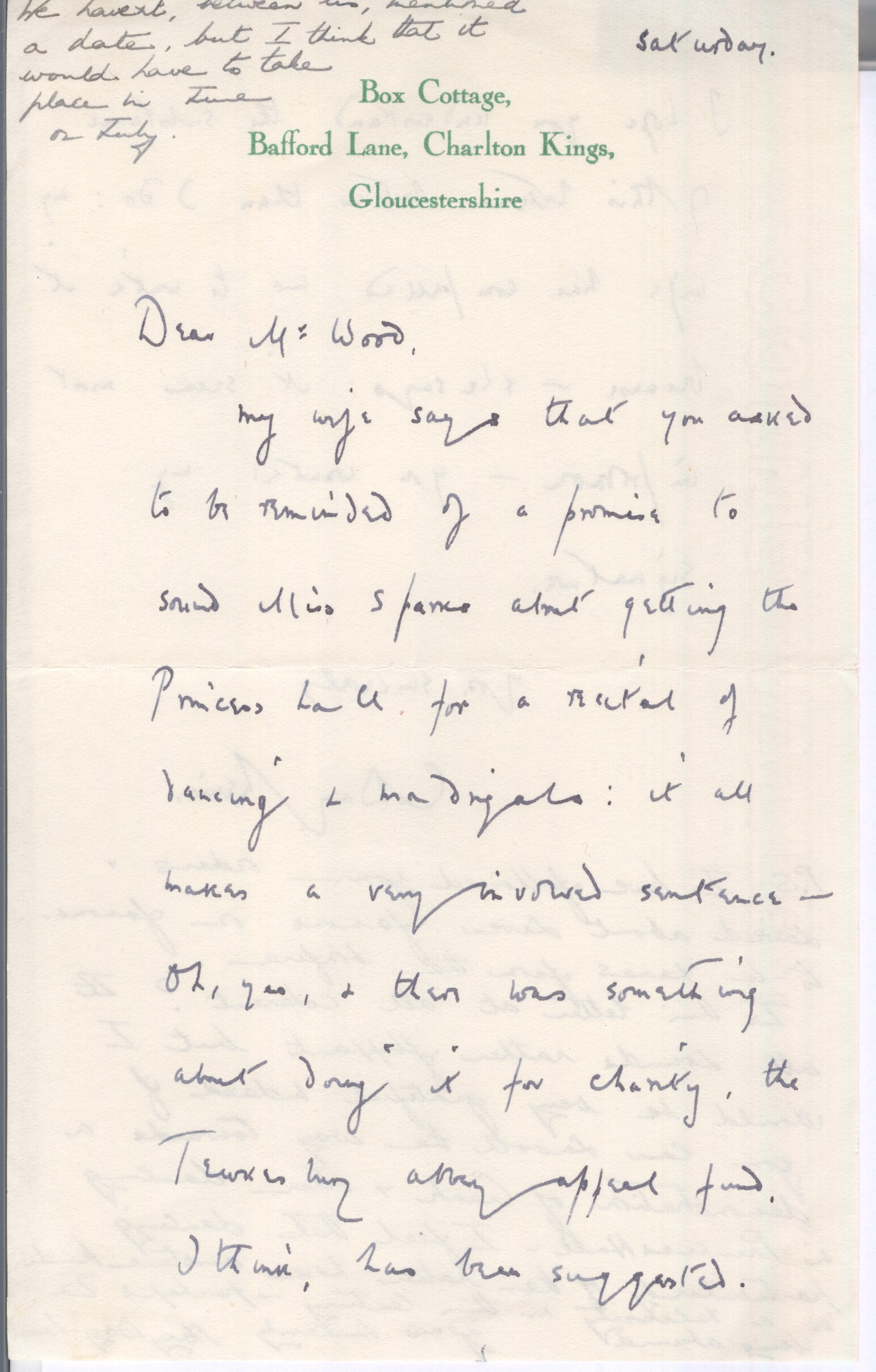 (Cecil, 1904-1972, from 1968 Poet Laureate) — Sophie Dupré Autographs