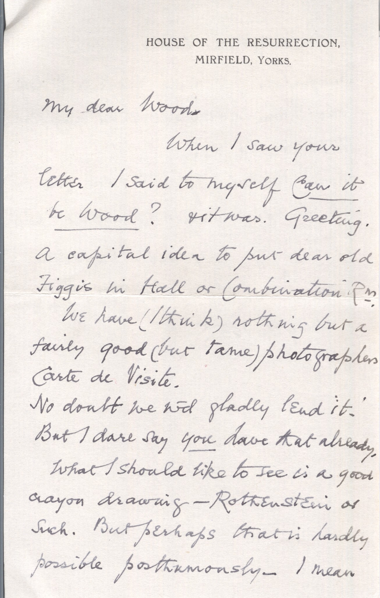 (Walter Howard, 1863-1938, Co-founder of the Anglican Religious Order the Community of the Resurrection and Bishop of Truro) — Sophie Dupré Autographs