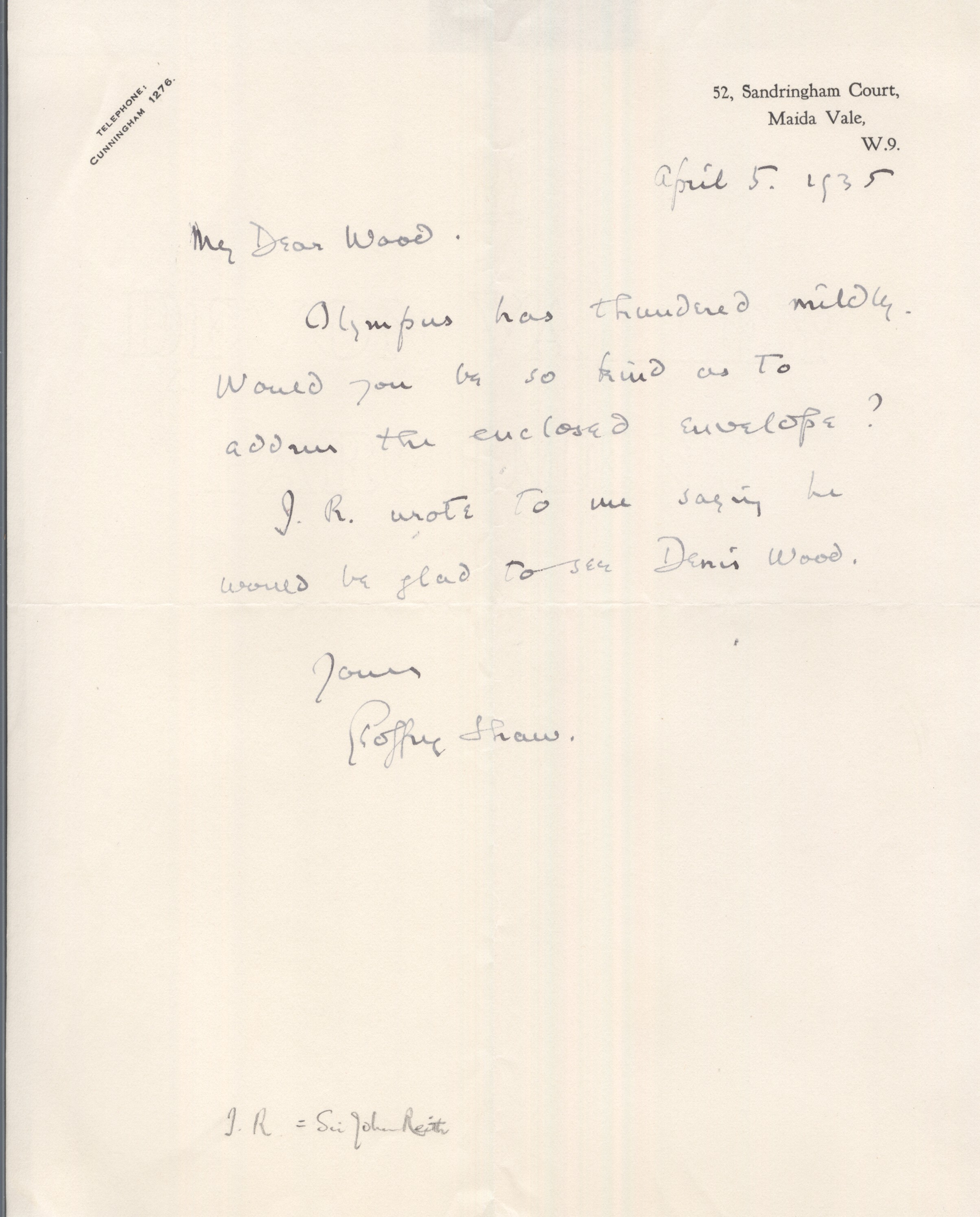 (Geoffrey Turton, 1879-1943, Composer and Musician) — Sophie Dupré Autographs