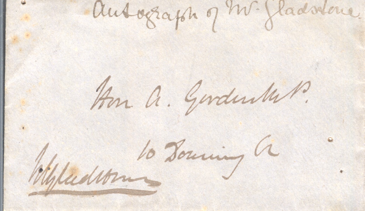 (William Ewart, 1809-1898, Prime Minister) — Sophie Dupré Autographs