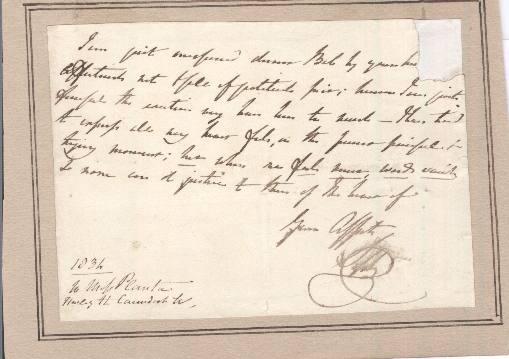 (Princess of Gloucester, 1773-1844, Great-granddaughter of George II) — Sophie Dupré Autographs