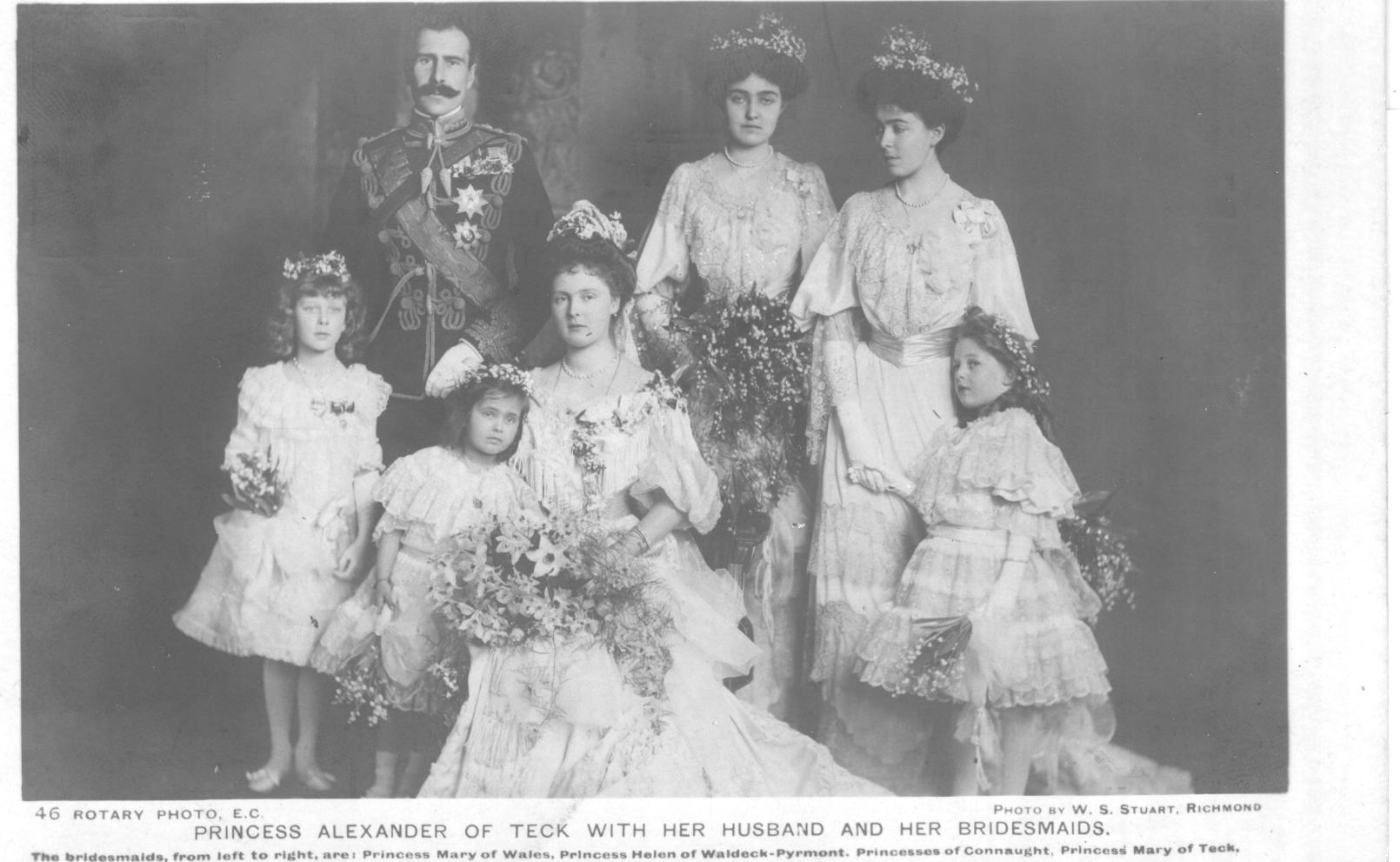 (Alexander George, 1874-1957, Queen Mary's brother, Earl of Athlone) and his wife Princess ALICE OF ALBANY (Countess of Athlone, 1883-1981, Daughter of Leopold, Duke of Albany, Grand-daughter of Queen Victoria) — Sophie Dupré Autographs