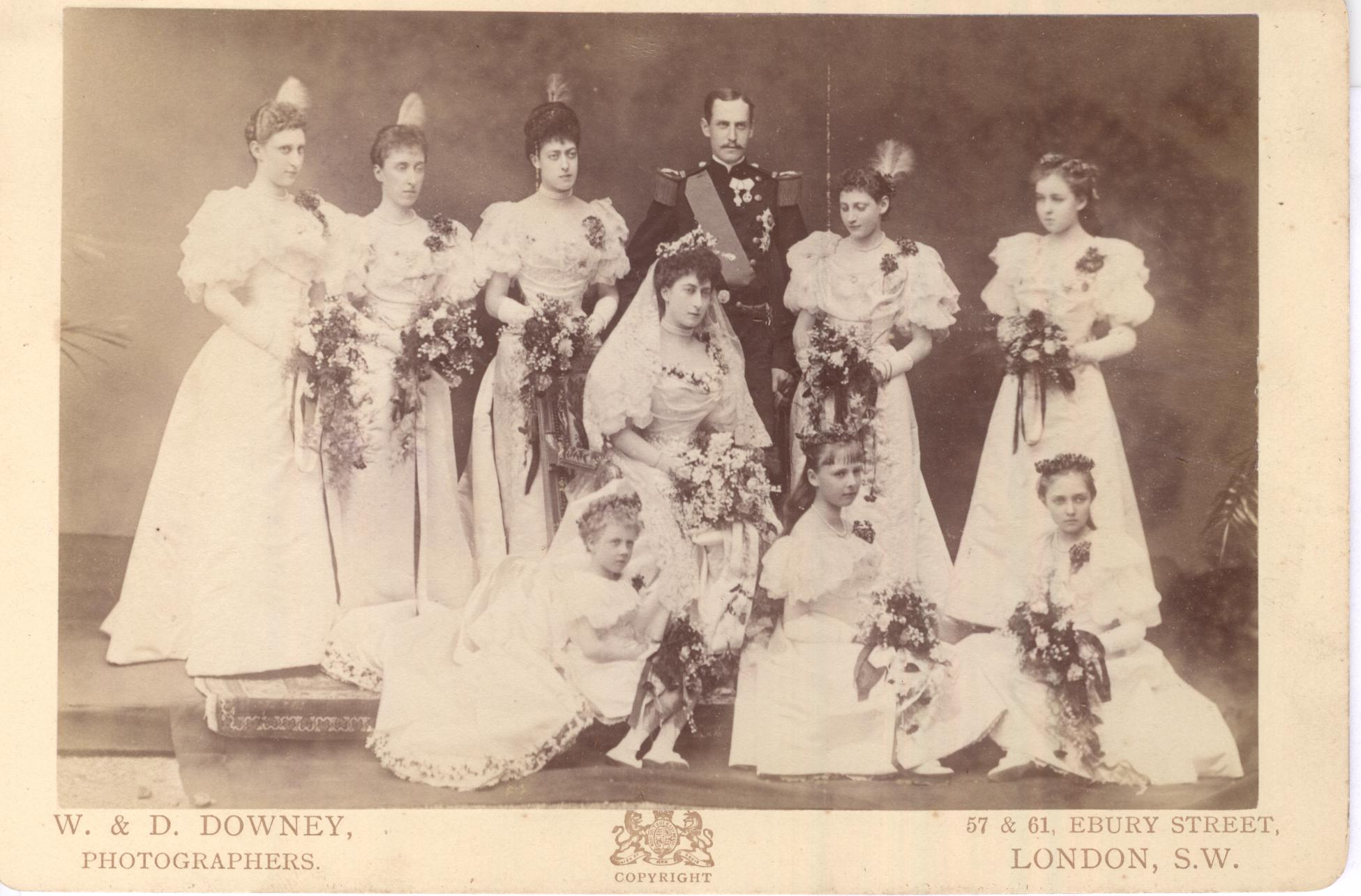 (Prince Christian Charles, 1872-1957, 1st King of Norway on its independence from Sweden) & his wife Princess MAUD (Charlotte Mary Victoria, 1869-1938, Daughter of Edward VII, Queen of Norway) — Sophie Dupré Autographs