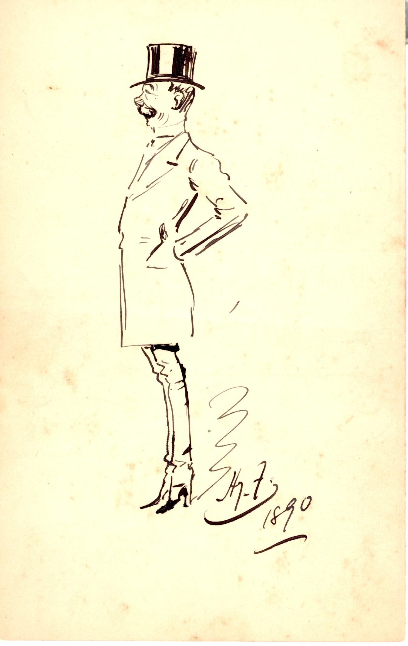 (Harry, 1854-1925, Caricaturist & Illustrator) — Sophie Dupré Autographs