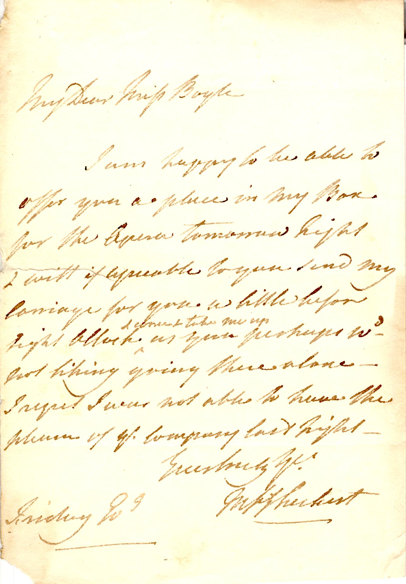 (Mrs. Maria Anne, née Smythe, 1756-1837, clandestine wife, 1785, of George IV) — Sophie Dupré Autographs
