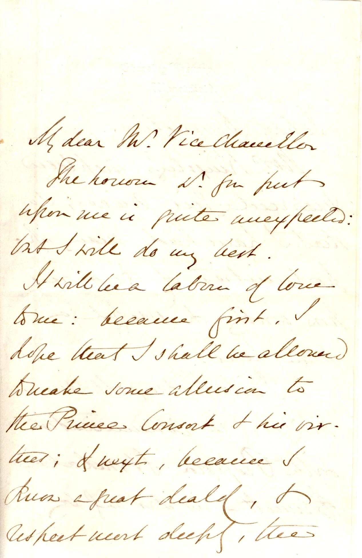 (Charles, 1819-1875, Novelist, Regius Professor of Modern History at Cambridge, 1860-1869) — Sophie Dupré Autographs