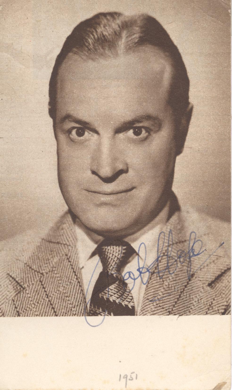 (Bob, 1903-2003, American Comedian, Singer, Dancer and Actor) — Sophie Dupré Autographs