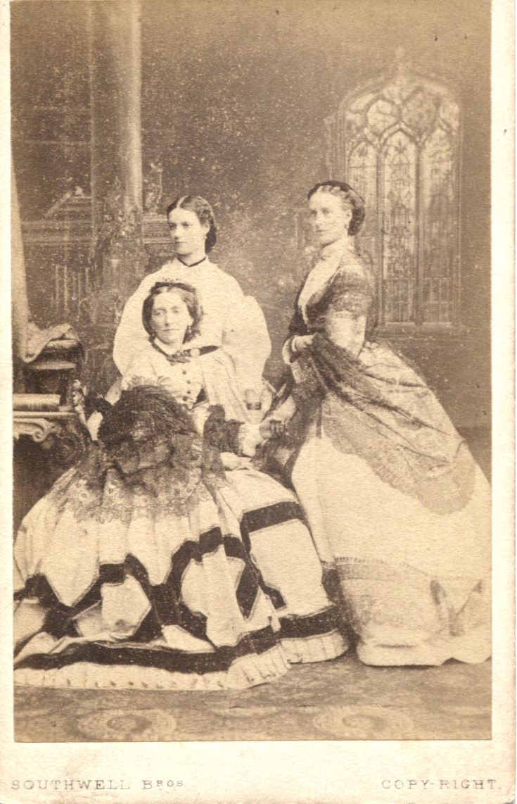 (of Hesse-Kassel, 1817-1898, Queen of Denmark, wife of Christian IX) and her two daughters ALEXANDRA (1844-1925, Queen of Edward VII of England) & her sister DAGMAR Maria Feodorovna, 1847-1928, wife of Tsar Alexander III of Russia) and the Danish Royal Family] — Sophie Dupré Autographs