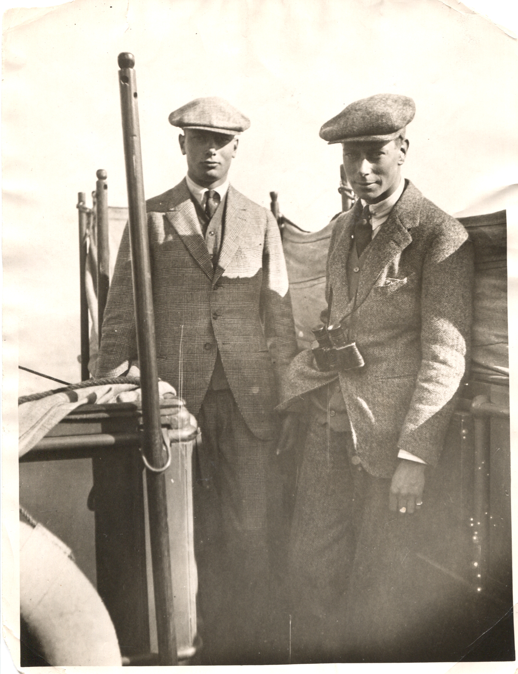 (1895-1952, King of Great Britain) and his brother HENRY (Duke of Gloucester, 1900-1974, Officer in the 10th Hussars)] — Sophie Dupré Autographs