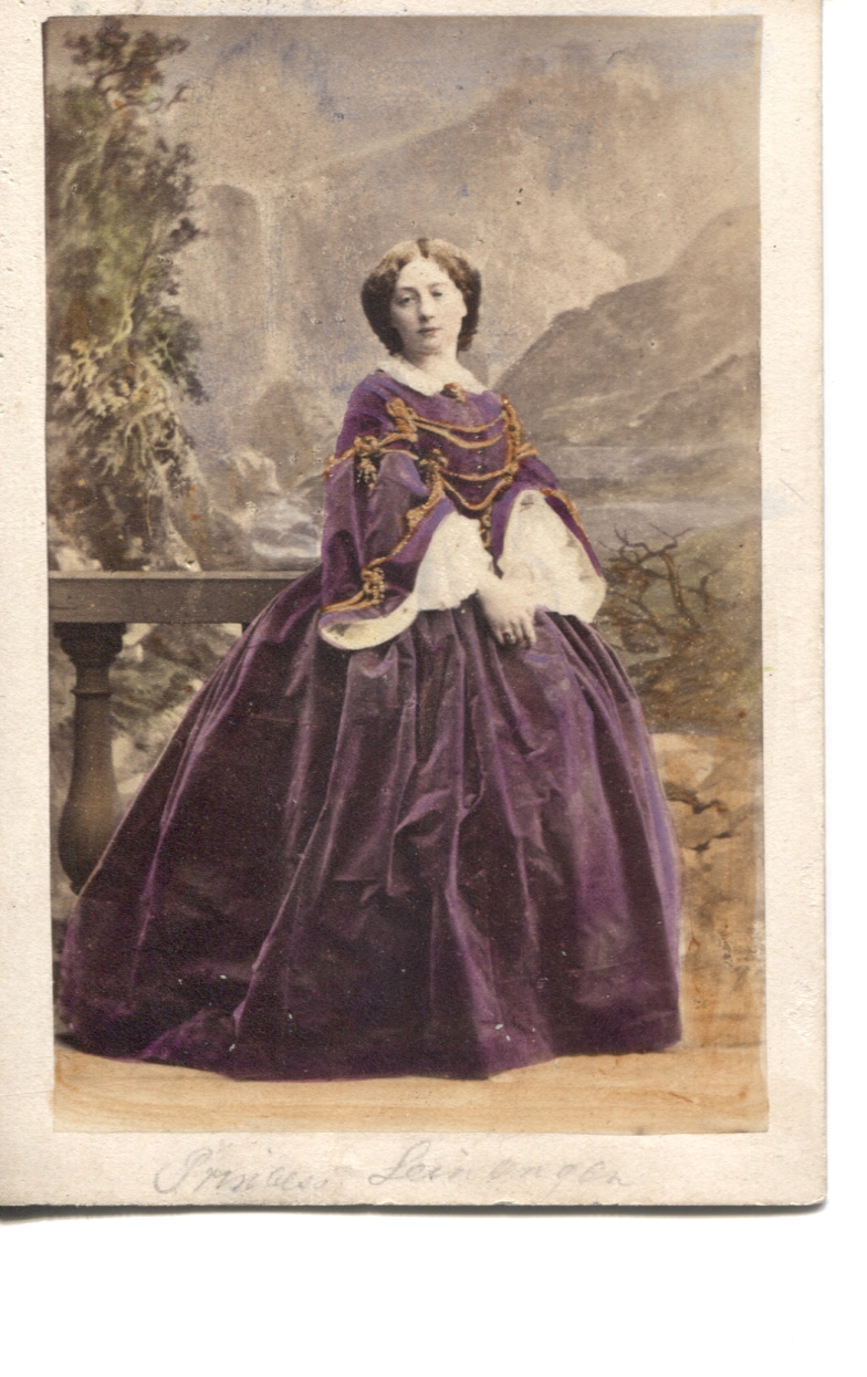 (Marie, née Princess of Baden, 1834-1899, wife of Prince Ernst of LEININGEN) — Sophie Dupré Autographs