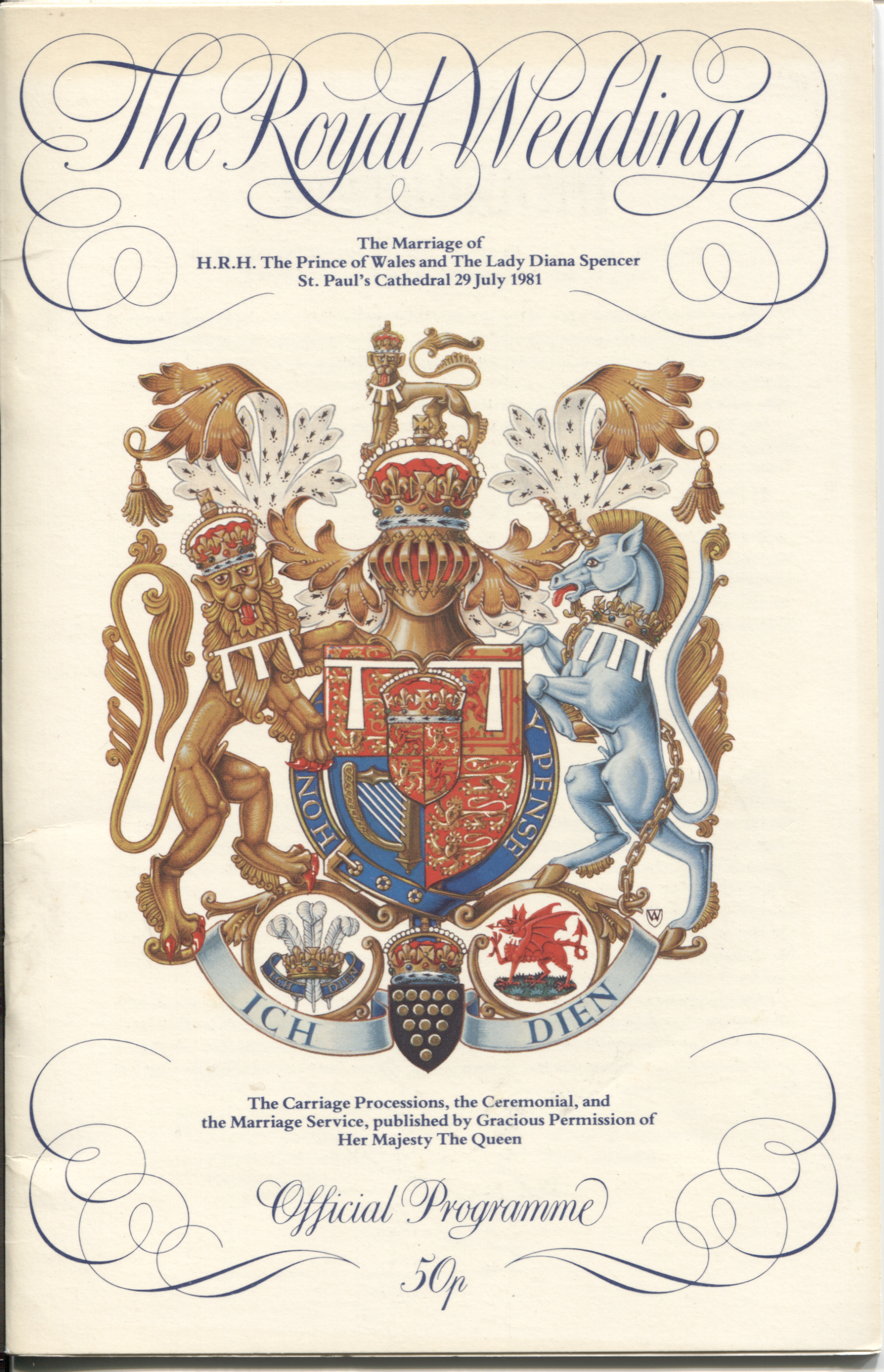 (Philip Arthur George, b. 1948, King of Great Britain, Former Prince of Wales) & Princess DIANA (1961-1997, his ex-wife)] — Sophie Dupré Autographs