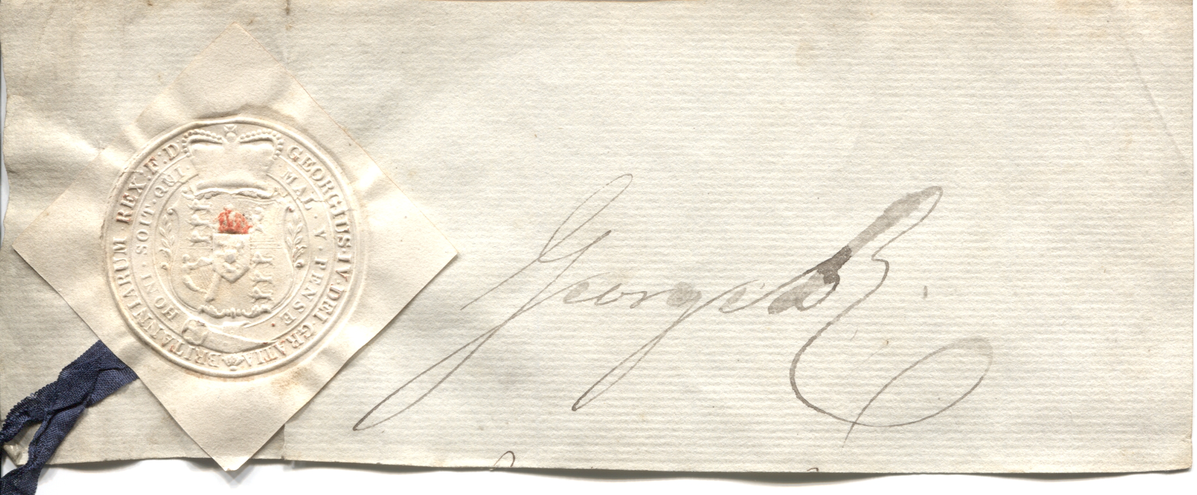 (1762-1830, King of Great Britain) — Sophie Dupré Autographs