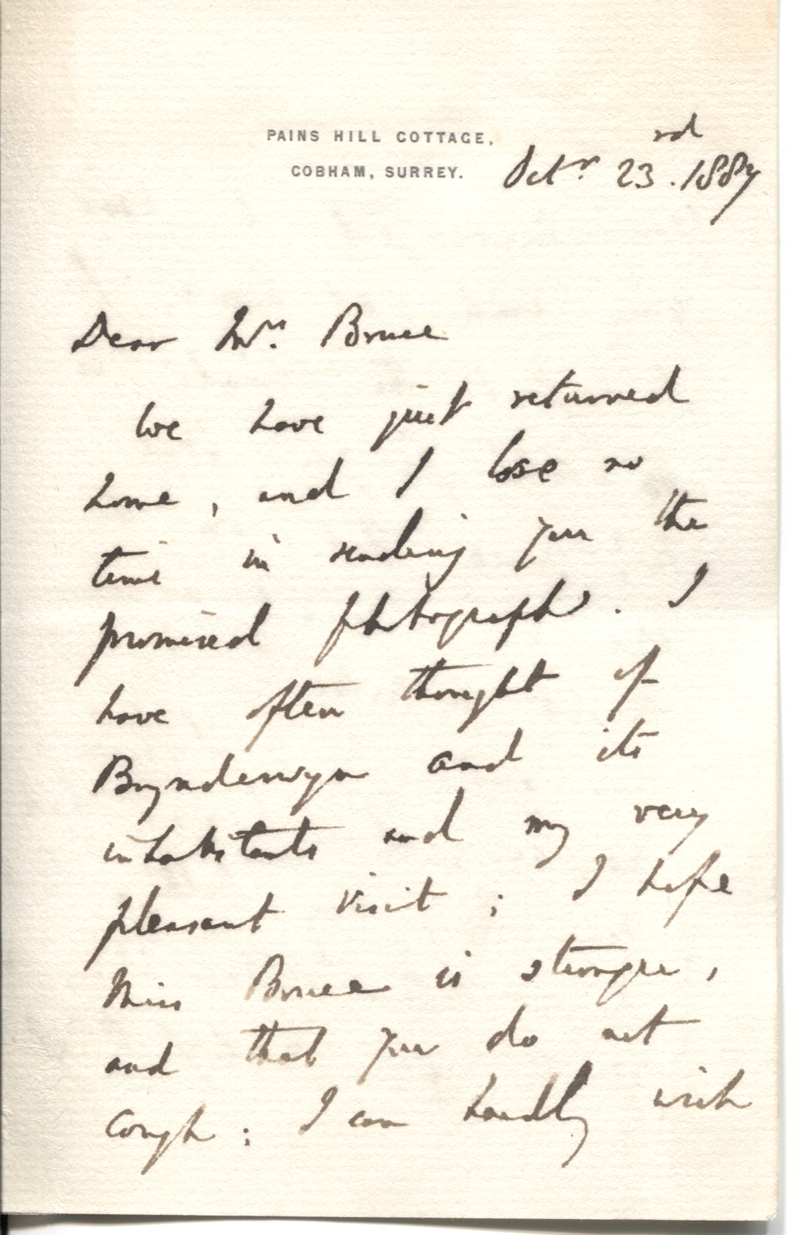(Matthew, 1822-1888, Poet) — Sophie Dupré Autographs