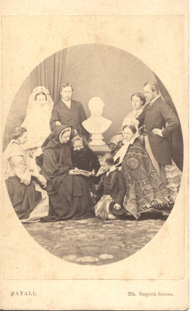 (1841-1910, King of Great Britain) & ALEXANDRA (of Denmark, 1844-1925, his Queen) with Queen VICTORIA (1819-1901, Queen of Great Britain)] — Sophie Dupré Autographs