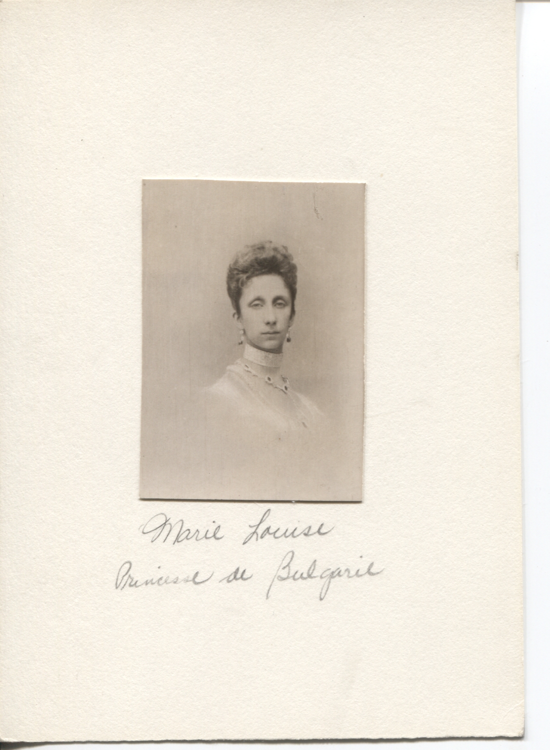 (of Bourbon-Parma, Princess of Bulgaria, 1870-1899, wife of Ferdinand I) — Sophie Dupré Autographs