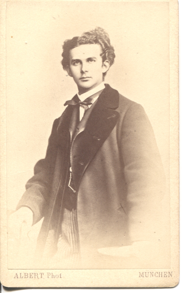 (1845-1886, Mad King of Bavaria who built Magnificent Castles & was a patron of Wagner, drowned in the Starnberg Lake)] — Sophie Dupré Autographs