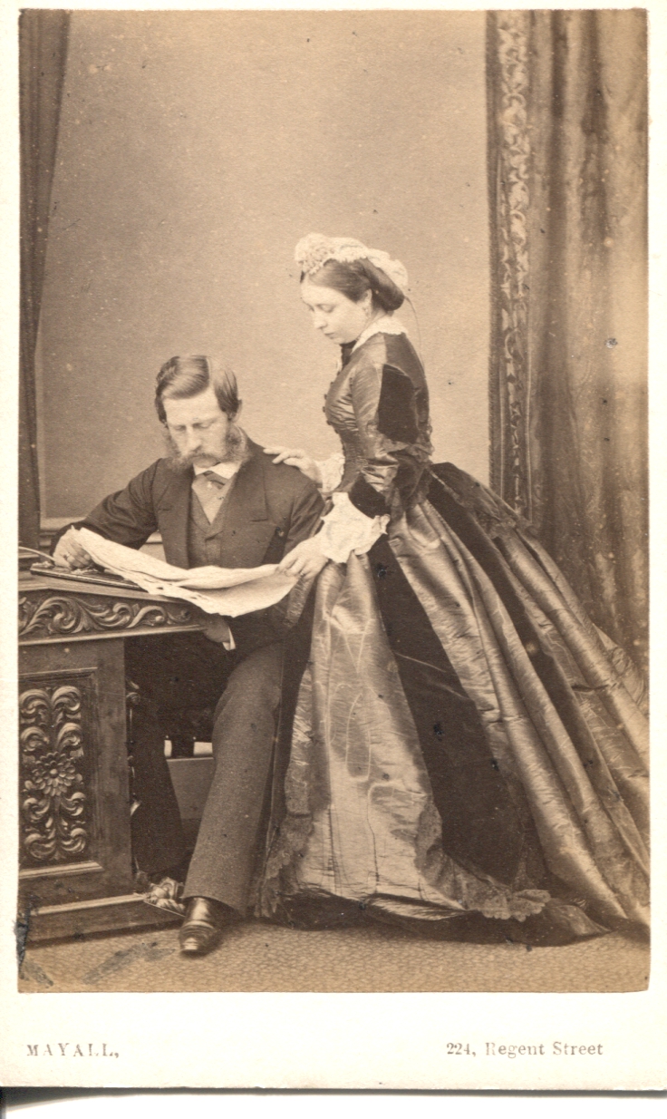(Wilhelm Nikolaus, 1831-1888, son-in-law of Queen Victoria, Emperor of Germany for 99 days) & his wife VICTORIA (1840-1901, Empress Frederick of Germany, eldest child of Queen Victoria & mother of Kaiser Wilhelm II)] — Sophie Dupré Autographs