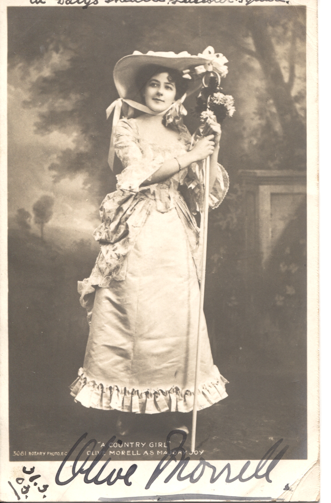 (Olive, née Miller, 1877-1937, Actress and Gaiety Girl) — Sophie Dupré Autographs