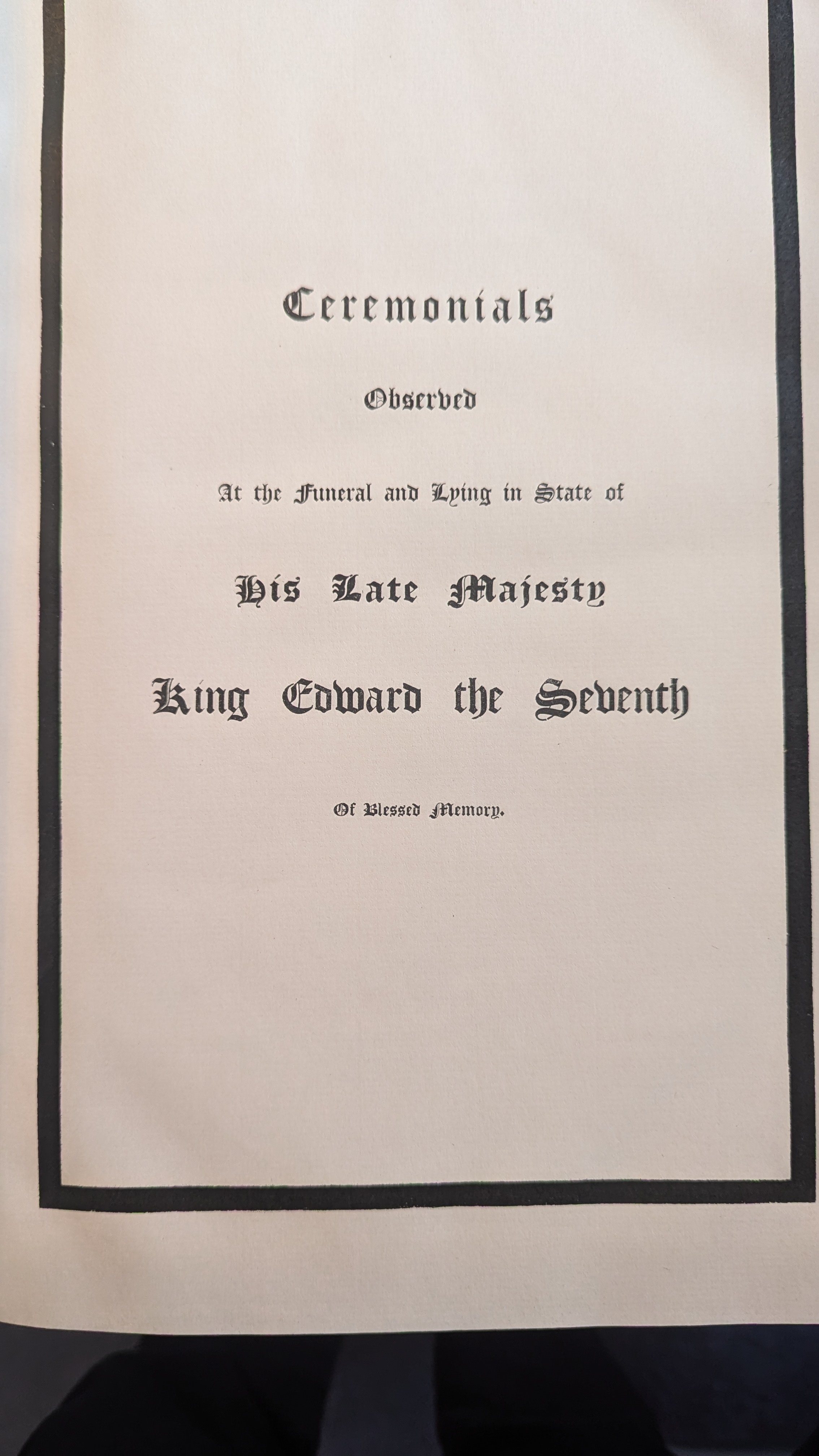 [EDWARD VII image 2