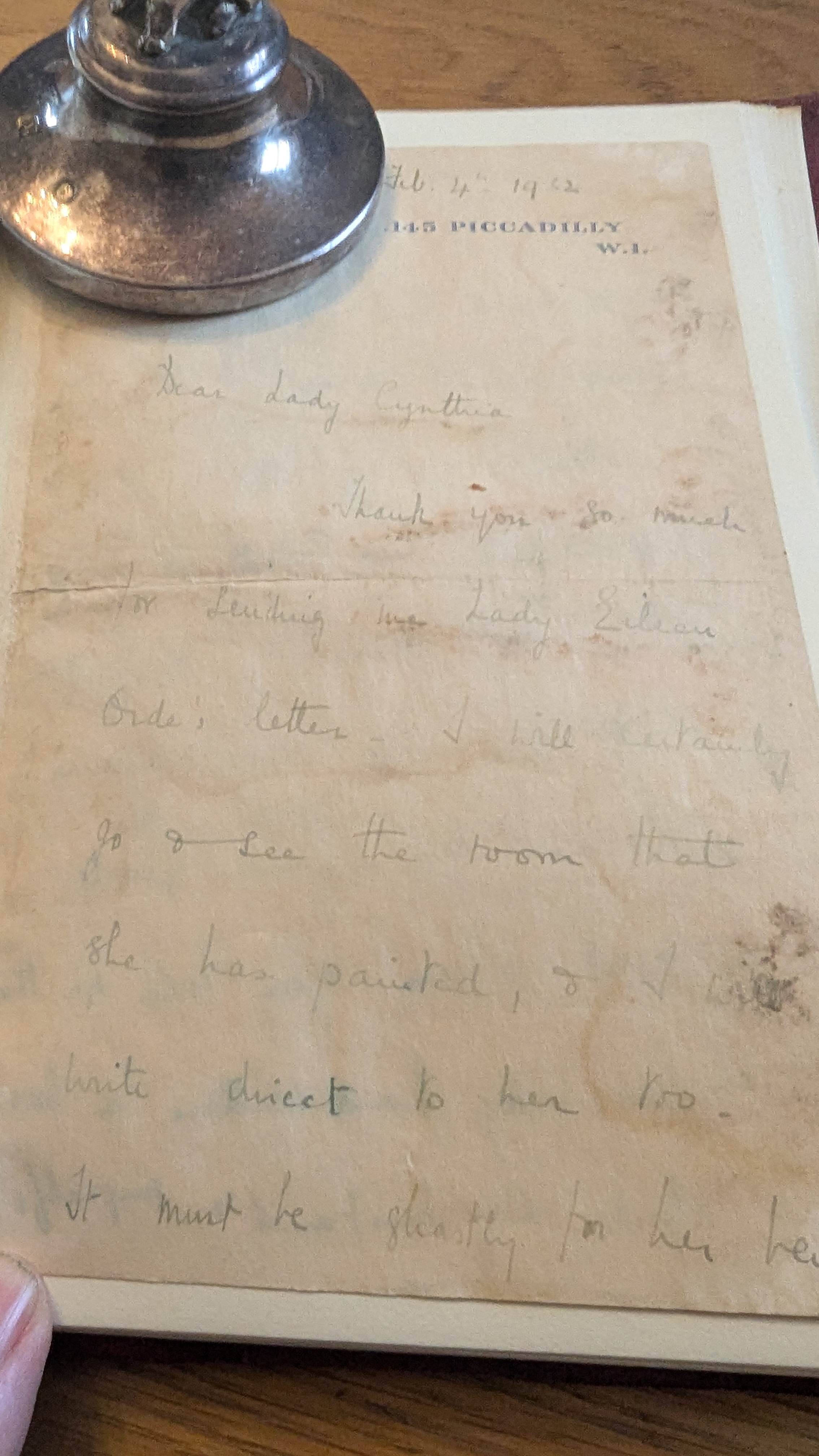 (The Queen Mother, 1900-2002, Queen of George VI) — Sophie Dupré Autographs