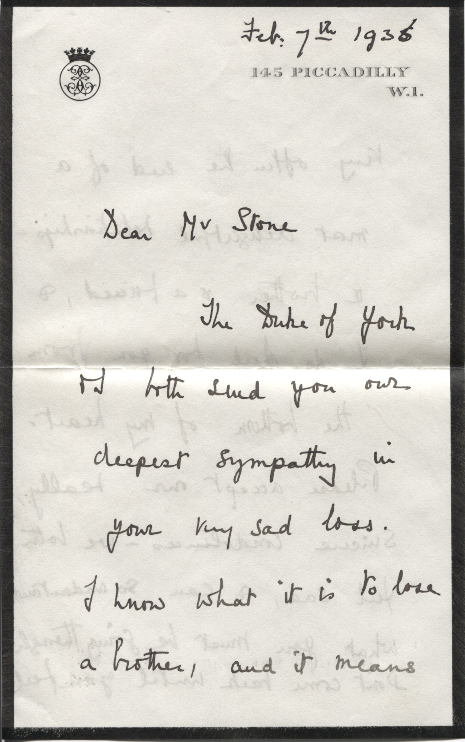 (The Queen Mother, 1900-2002, Queen of George VI) — Sophie Dupré Autographs