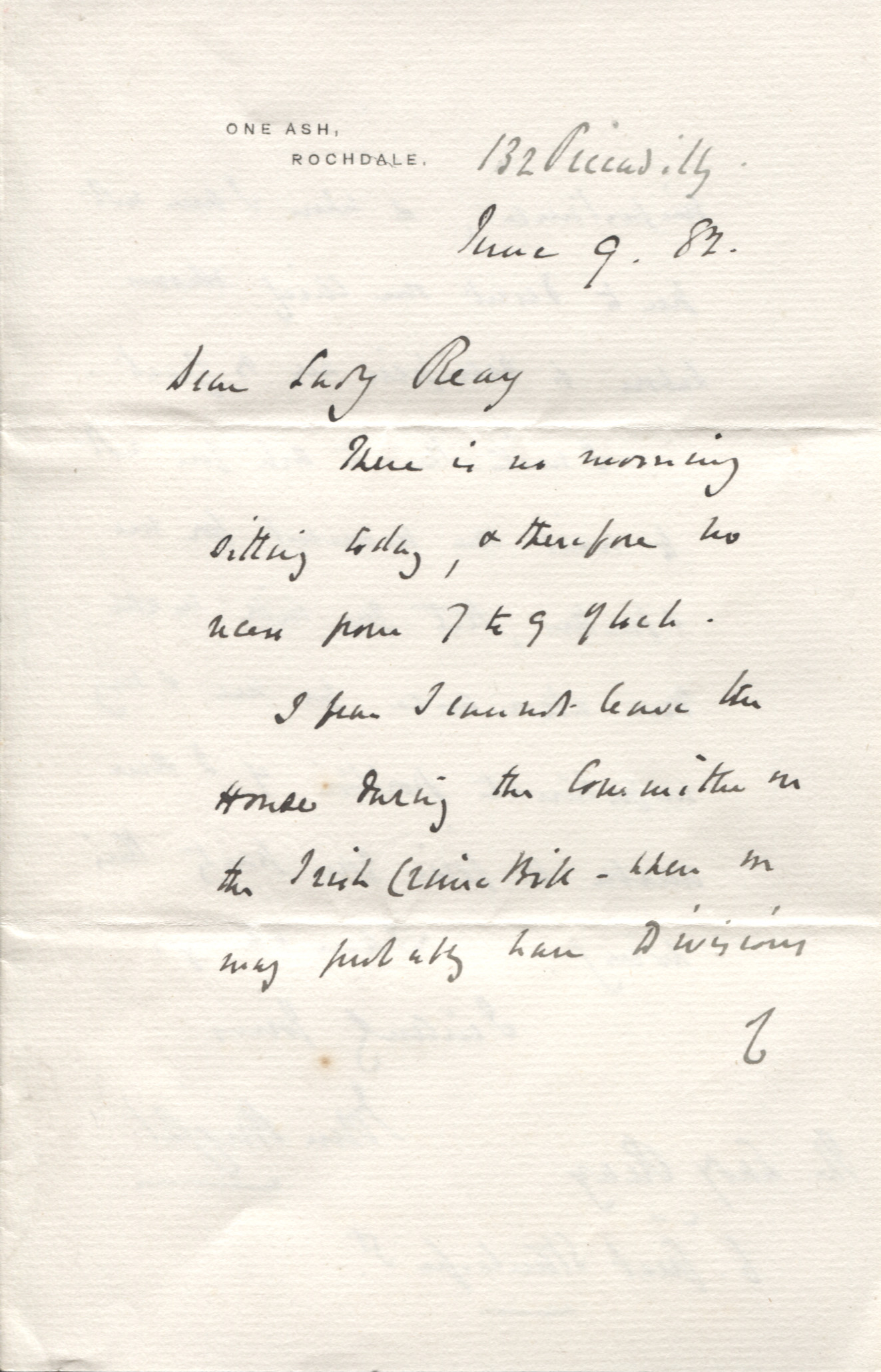 (Jacob, 1821-1899, Radical M.P., brother of John) — Sophie Dupré Autographs