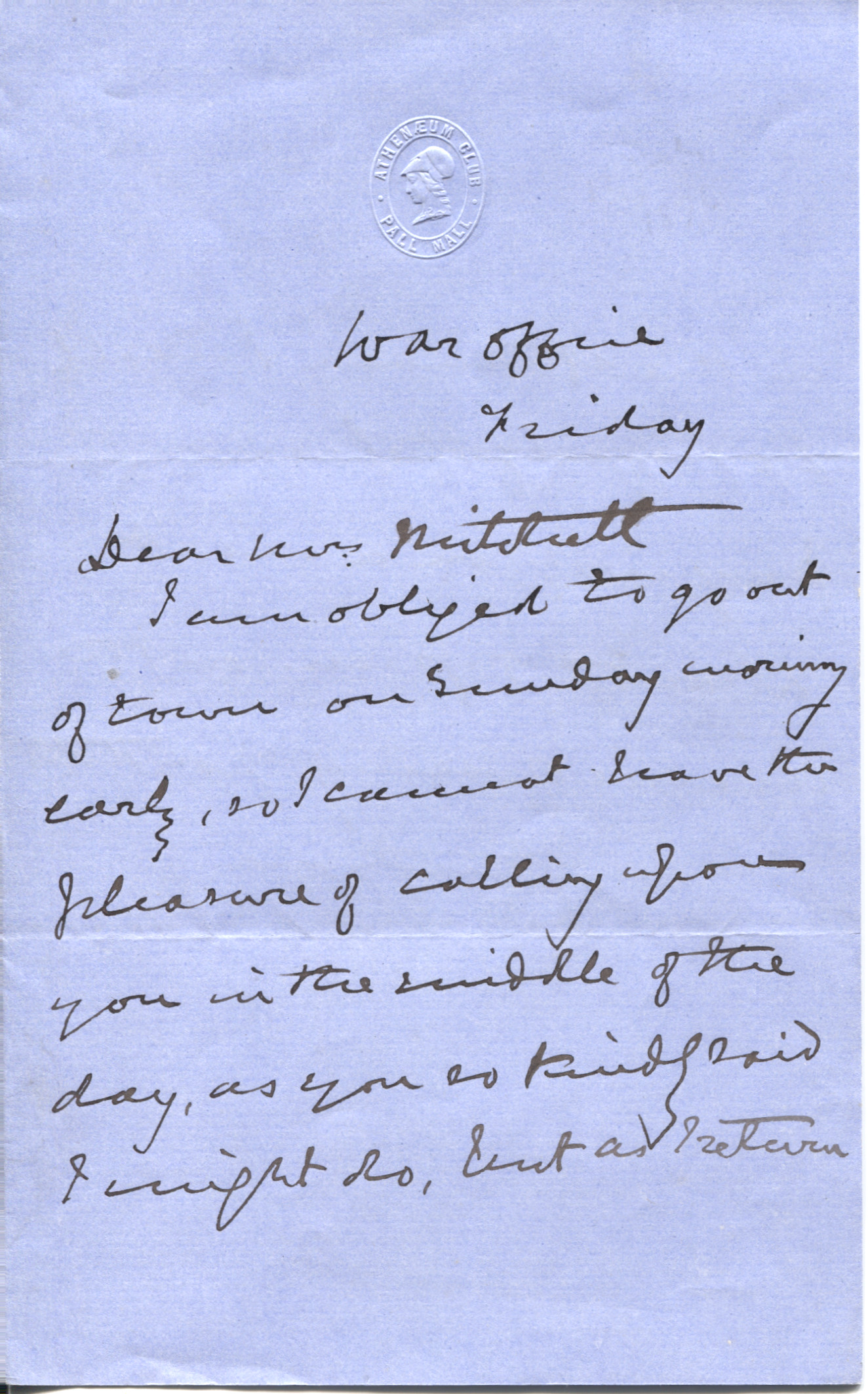 (Garnet, Viscount, 1833-1913, Field Marshal, C-in-C of the Army) — Sophie Dupré Autographs
