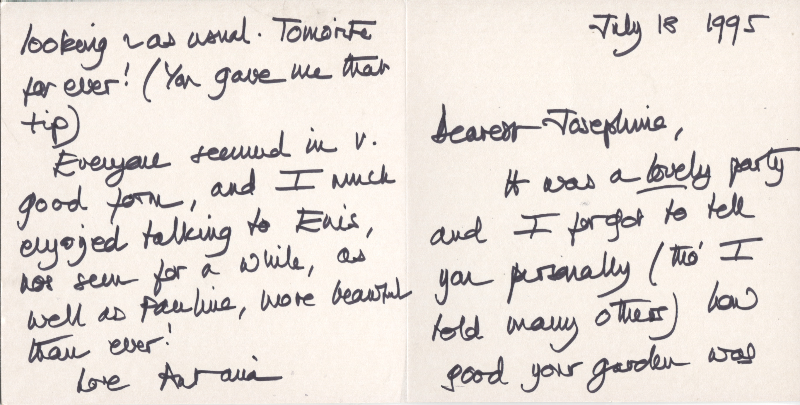 (Lady Antonie Margaret Caroline, born 1932, Author of History, Novels, Biographies and Detective Fiction) — Sophie Dupré Autographs