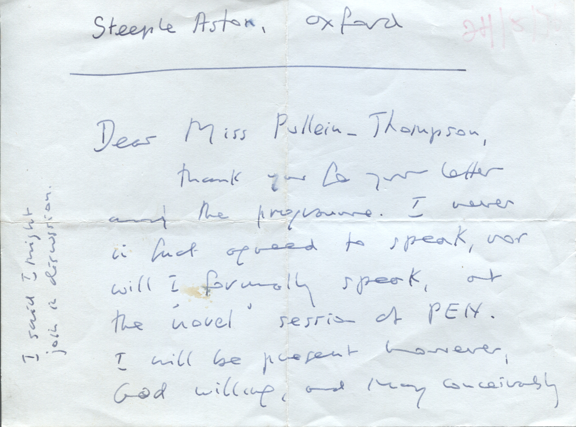 (Dame Iris, 1919-1999, Author) — Sophie Dupré Autographs