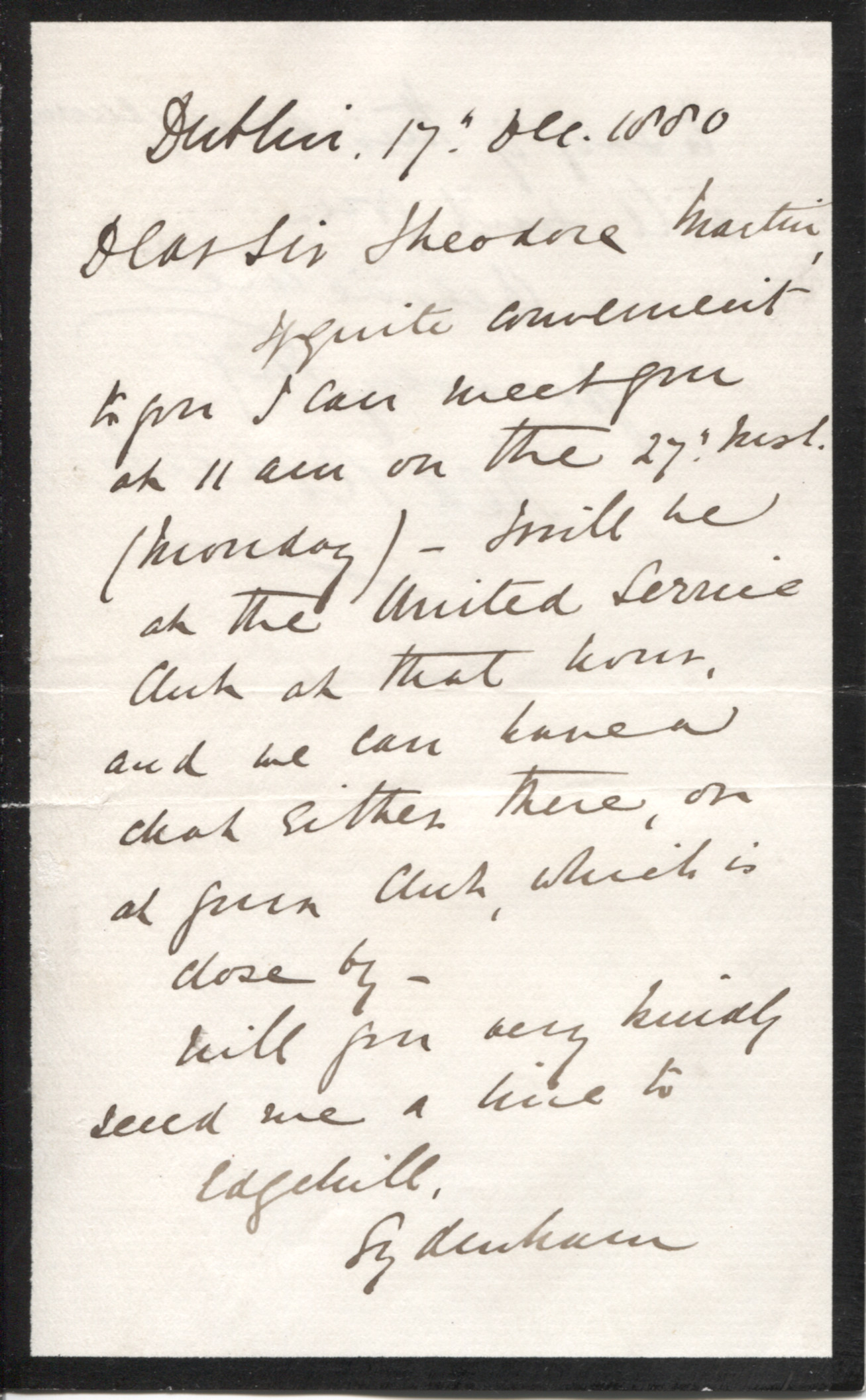 (Frederick, Earl, 1832-1914, V.C., K.G., 'Roberts of Kandahar', Field Marshal) — Sophie Dupré Autographs